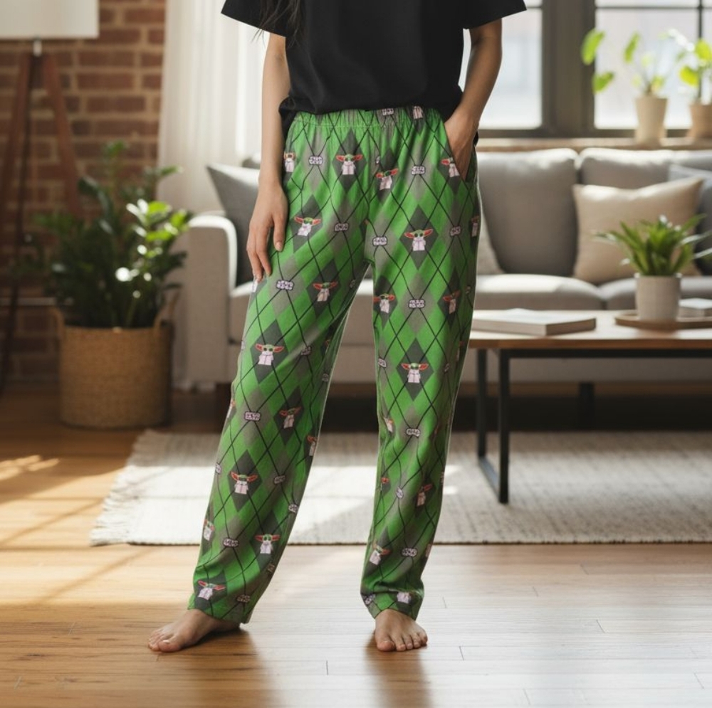 Green Star Wars Pajama Pants